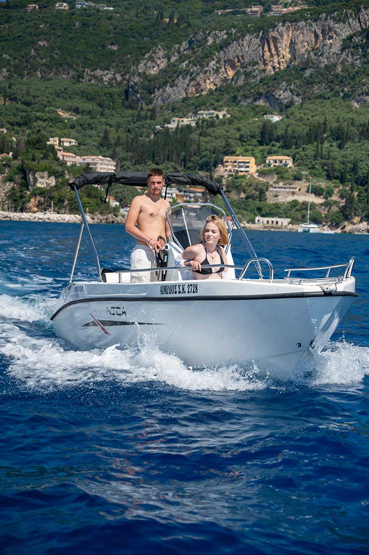alpha wave boat rental paleokastrtsa corfu gallery 15