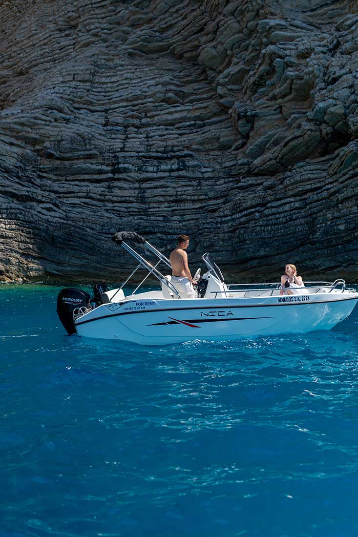 alpha wave boat rental paleokastrtsa corfu gallery 17